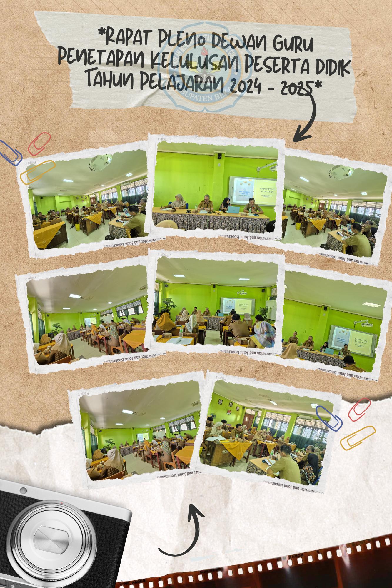 Hasil Rapat Pleno Penetapan Kelulusan Peserta didik Kelas XII Tahun Pelajaran 2024 / 2025