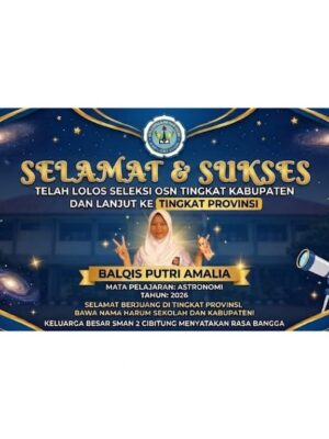 Balqis Putri Amalia, Lolos OSNK Mata Pelajaran Astronomi