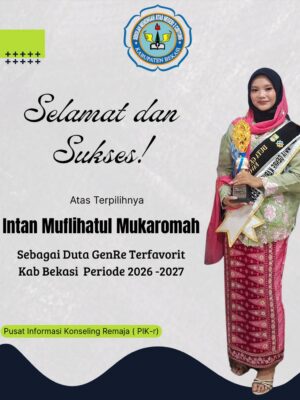 Intan Muflihatul Mukaromah, Duta Genre Terpavorit Kabupaten Bekasi 2026 / 2027